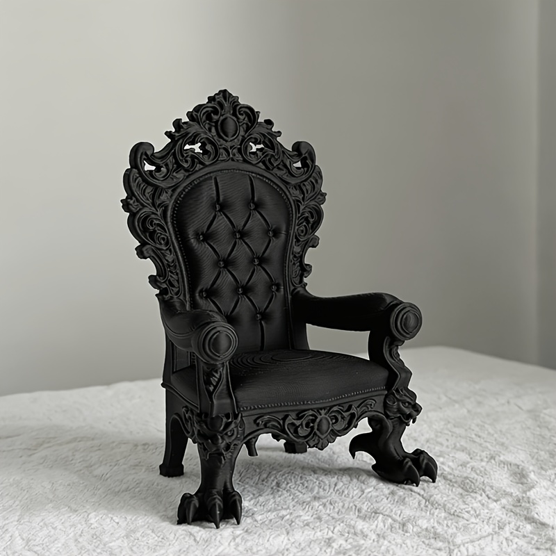1個入りの高級王座モデル – ゴシック様式 – 深い茶色/黒 - Home Cinema Chairs のレビューと価格