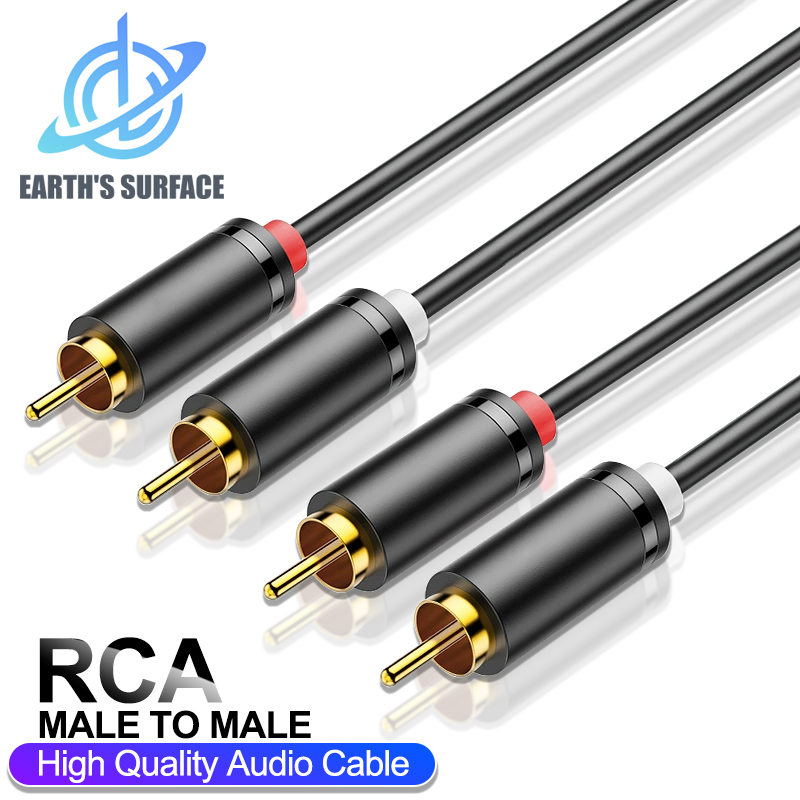 HiFiステレオRCAケーブル 2RCA - RCAオーディ - Home Cinema Tv のレビューと価格